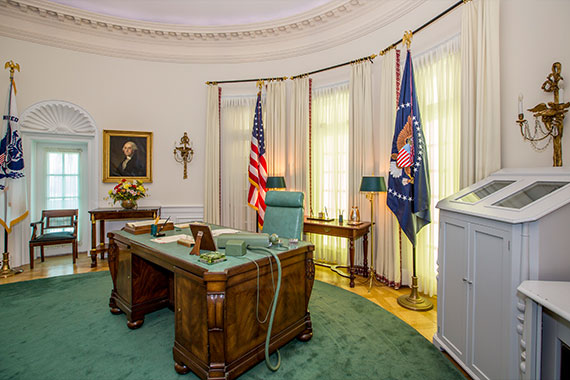 Oval Office Display at LBJ Presidential Library