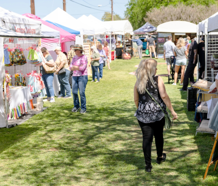 Browsing Festival Tents